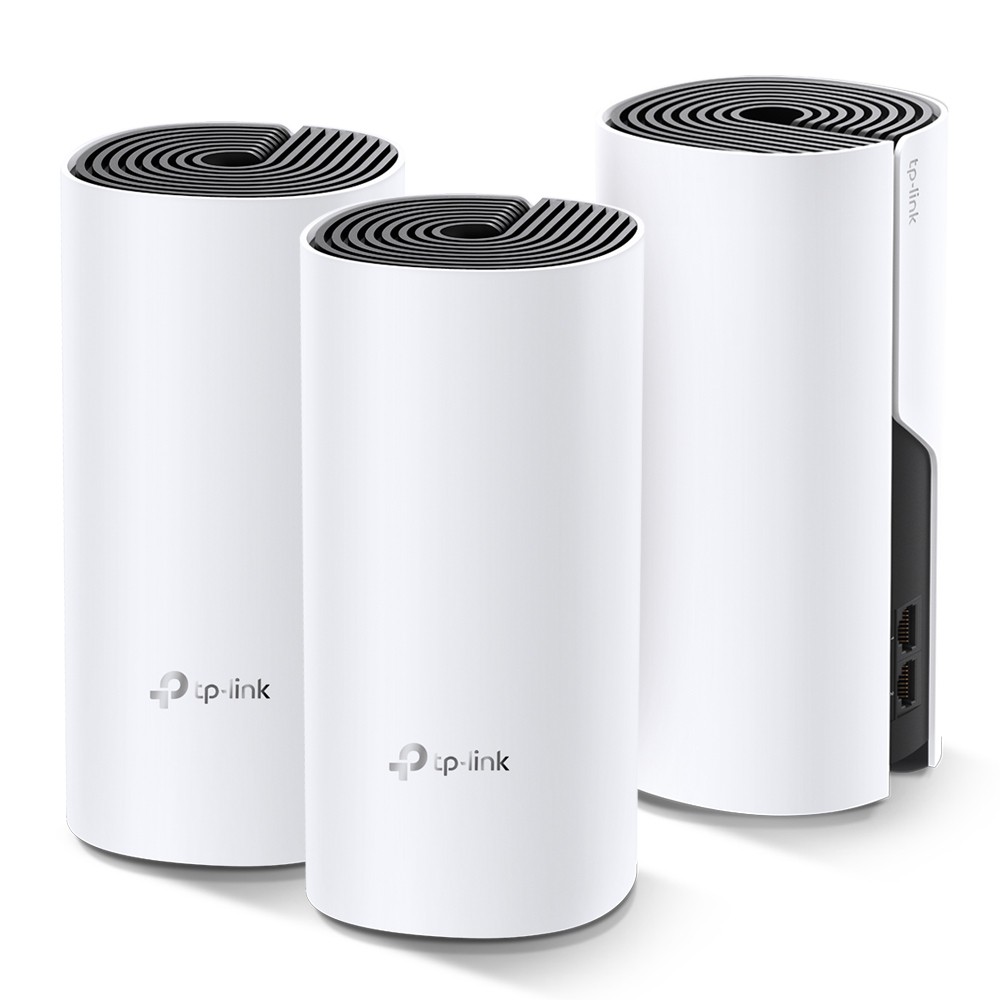 TP-Link AC1200 Hệ thống WiFi Mesh Cho Gia Đình cho độ phủ Wi-Fi tuyệt vời - Deco E4(3-pack) - Hàng Chính Hãng