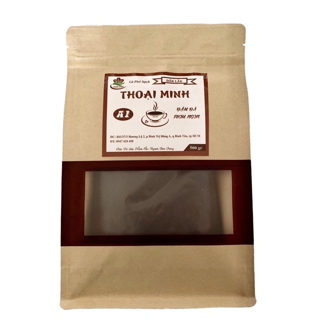 Cà Phê nguyên chất Thoại Minh A1-CF fin 500g