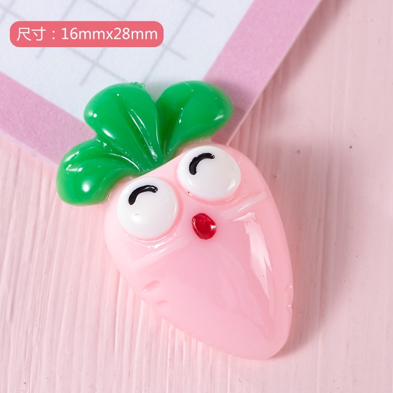 sicker cross gắn dép cross họa tiết cà rốt mặt cười SHINCR778231