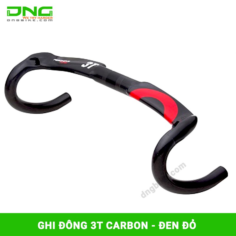 Ghi Đông Xe Đạp Đua Carbon 3T 400-420-440mm