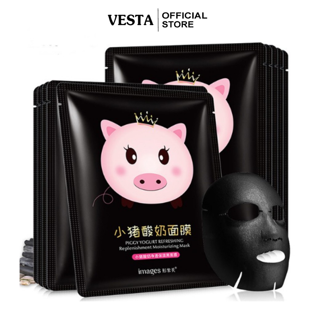 Mặt nạ giấy sữa chua heo - mask dưỡng trắng cấp ẩm cho da Images