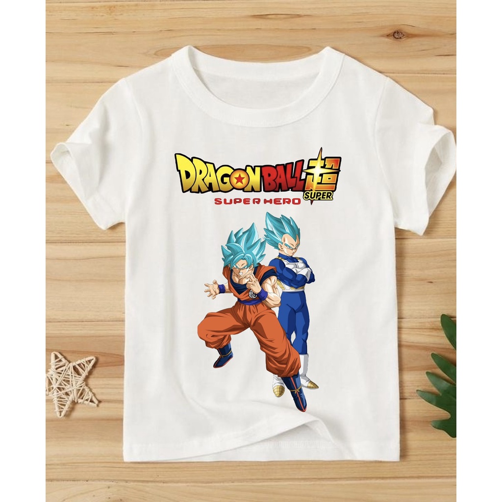 Áo thun bé trai in hình songoku  7 viên ngọc rồng cotton co giản 4 chiều thoải mái SGK02