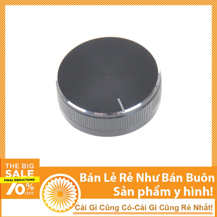 Núm Triết Áp 4cm Vỏ Nhôm - Màu Bạc