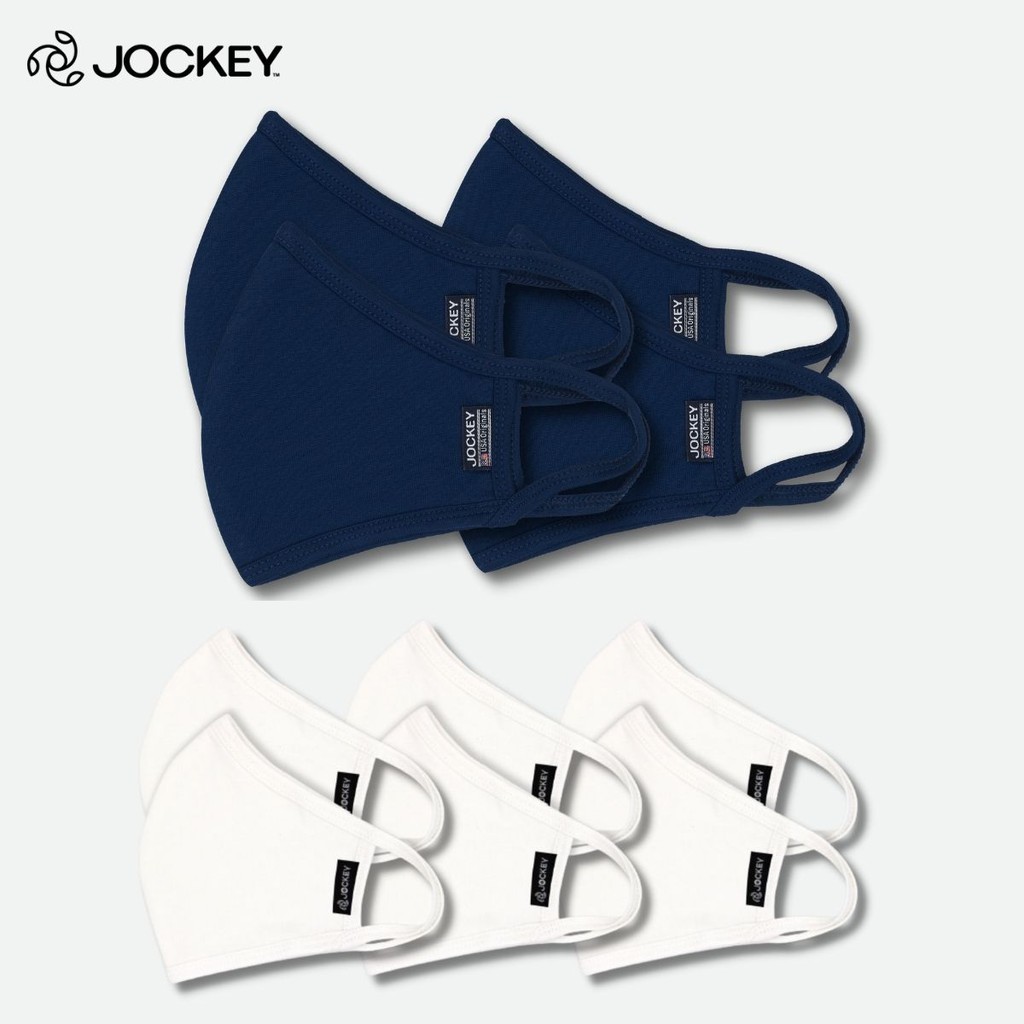 Combo 10 Khẩu Trang Vải Kháng Khuẩn Jockey - JAUF0255