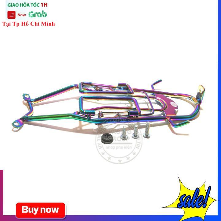 Baga Winner X Baga Titan 7 Màu Winner X Gắn Giữa Mẫu Thon Có Móc Treo Kẹp Đồ Inox Dầy 10ly Xi Titan Đủ Long Đền Ốc Gắn