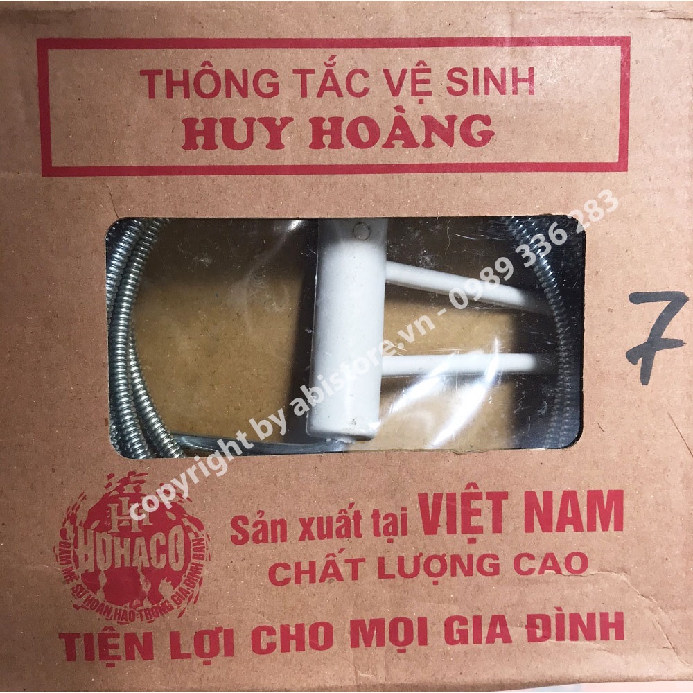 DỤNG CỤ THÔNG TẮC CỐNG 7 MÉT HUY HOÀNG VIỆT NAM, DÂY THÔNG TẮC VỆ SINH CAO CẤP