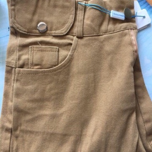 Quần baggy kaki túi hộp cạp cao co dãn tốt | BigBuy360 - bigbuy360.vn