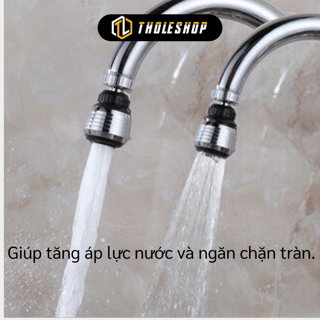 Đầu Vòi Nước - Đầu Lọc Tăng Áp, Tăng Áp Lực Nước Rửa Chén Bát, Xoay 360 Độ 4327