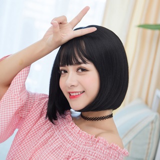 Tóc giả ngắn cúp tặng LƯỚI chùm