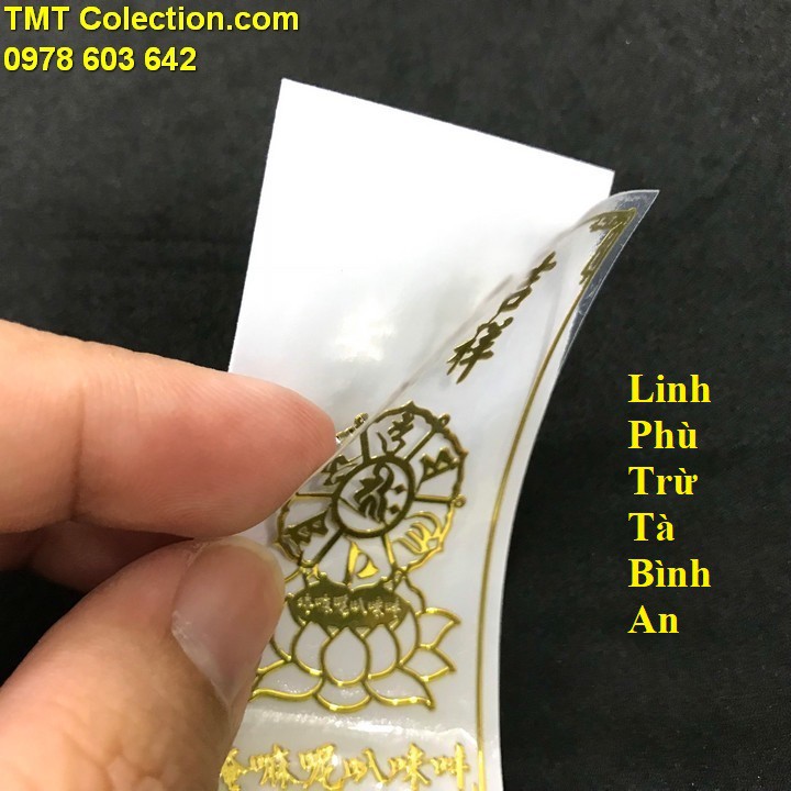 Miếng Dán Điện Thoại Phong Thủy, Bình An; có thế dán laptop, xe máy, xe hơi hay vị trí làm việc; SP005344