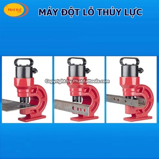 Máy đột lỗ thủy lực CH60 đỏ-Đột bản dày 5mm