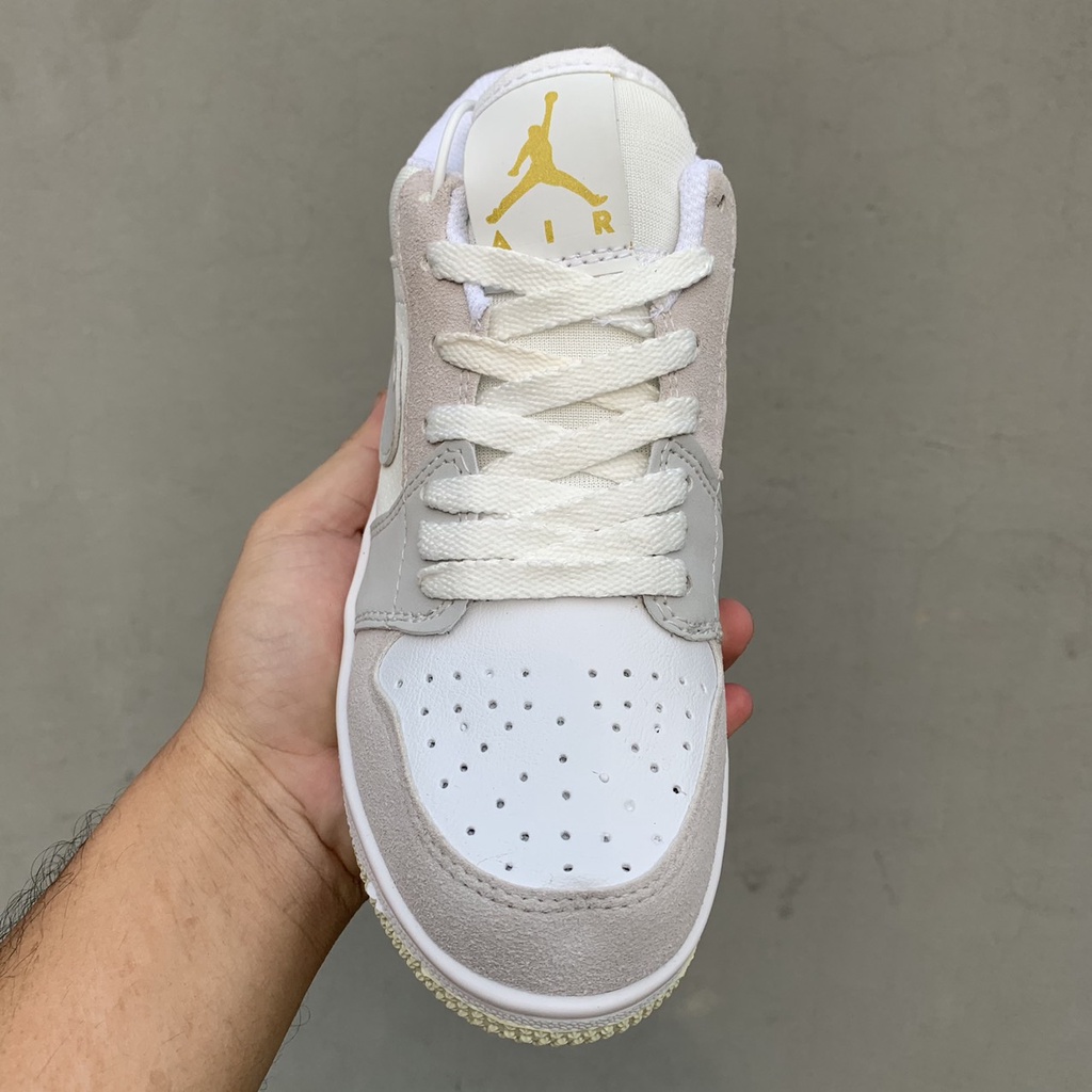 Giày thể thao AIR JORDAN 1 XÁM XANH CỔ THẤP , giày jodan , giày jd1 thấp cổ PARIS