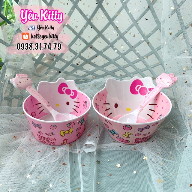 Tô nhựa Hello Kitty Hellokitty