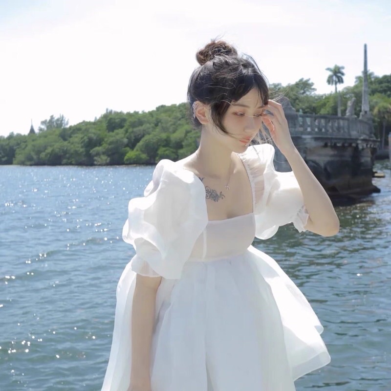 ĐẦM BABYDOLL ULZZANG XOÈ KIỂU DÁNG CÔNG CHÚA 225