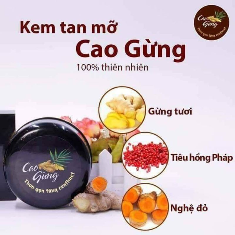 Cao Gừng tan mỡ Cát Tường chính hãng