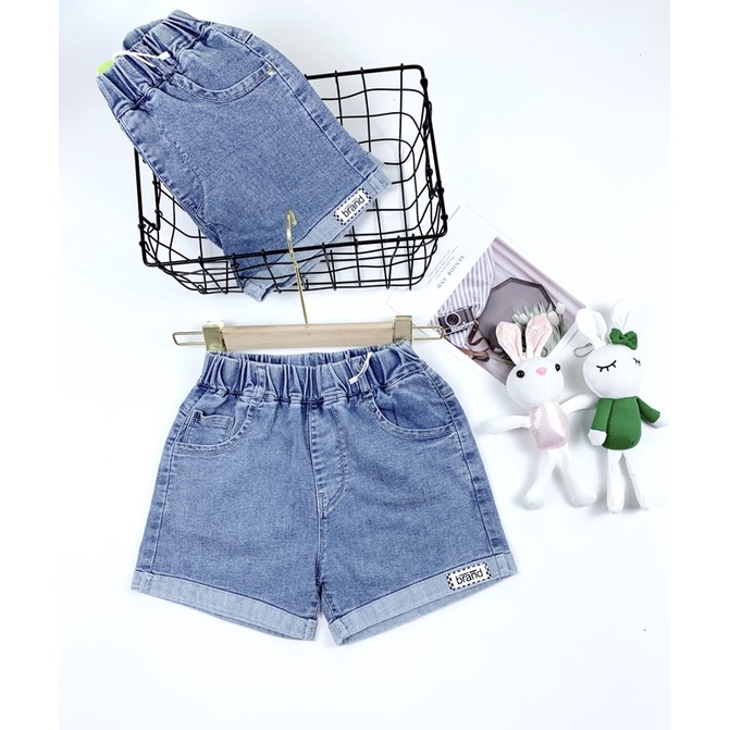 Quần short jean bé gái  quần co giãn mềm mại LUNASHOP M2236