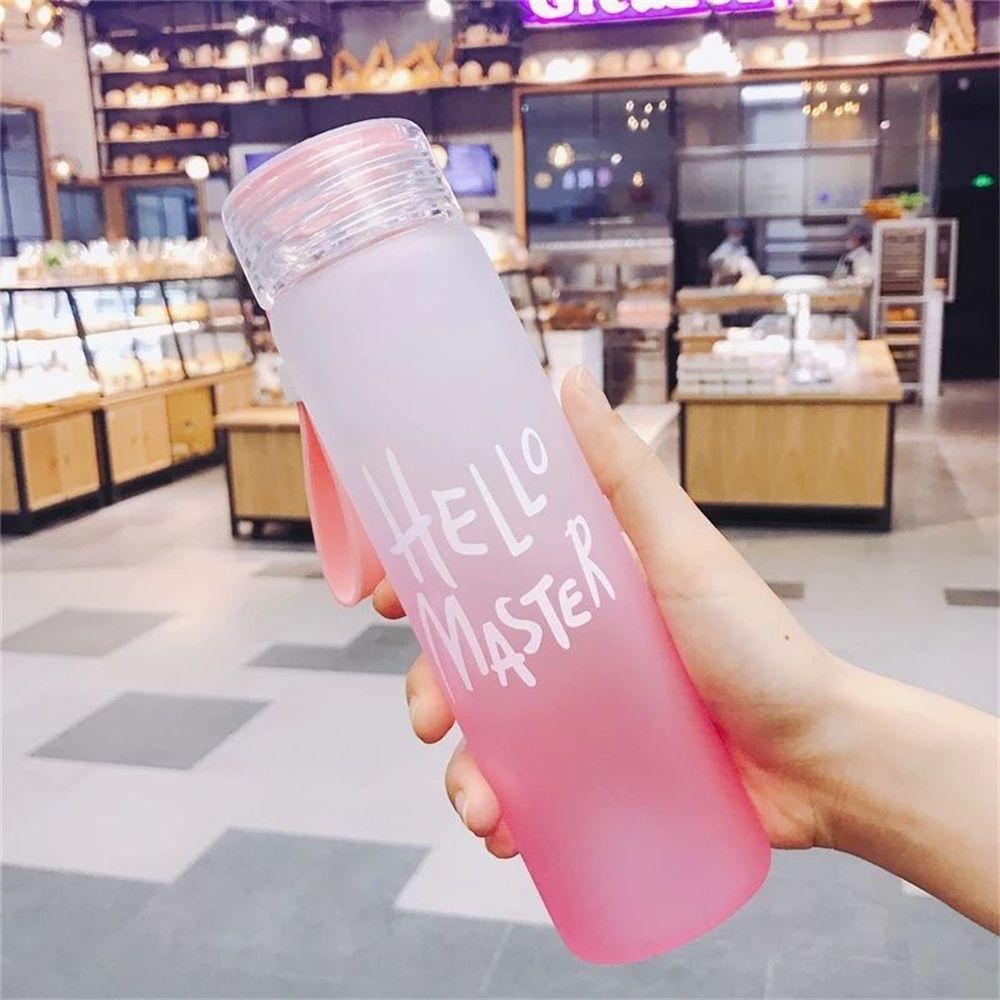 Cốc Nước Thủy Tinh Màu Gradient Nhiều Màu Sắc
