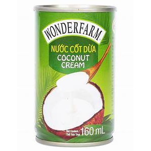 Nước cốt dừa Wonderfarm 160ml-400ml