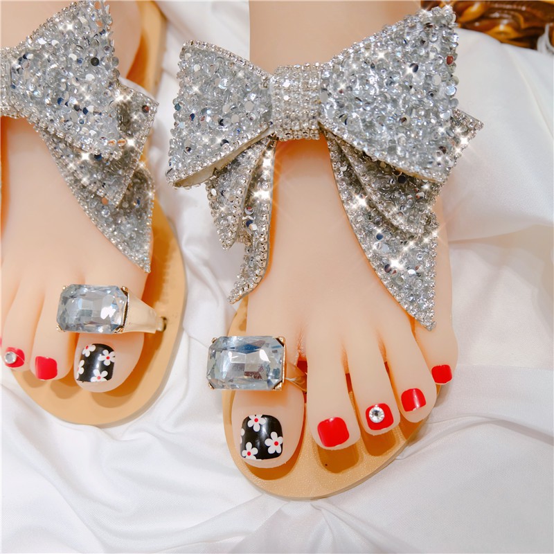 Dép xỏ ngón đính đá size 35/40  250520 TP6