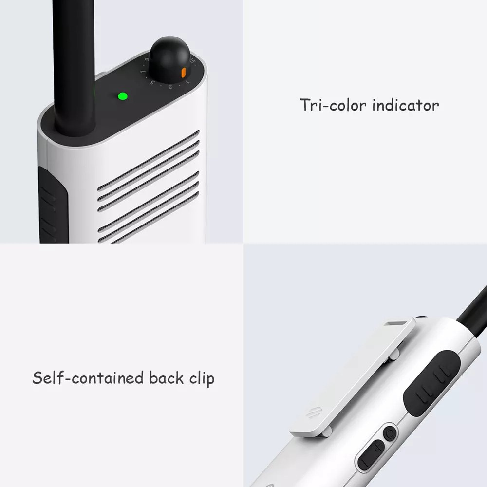 ๑Bộ đàm cầm tay Xiaomi Mijia BeeBest Audio A208 5W 1-5KM 2000mAh/ Blue 3350mAh