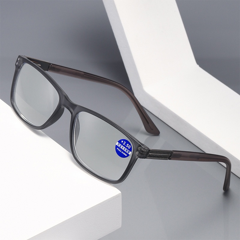 [+100°~+400°Kính Đọc Sách Chống Ánh Sáng Xanh HD Thoải Mái Thời Trang Mùa Xuân Cho Nam Và Nữ