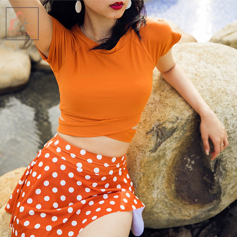 Bikini 2 Mảnh Hàn Quốc Chấm Bi Dễ Thương - Hàng Loại 1