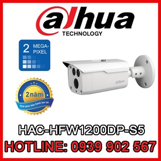 Camera 4 in 1 hồng ngoại 2.0 Megapixel DAHUA DH-HAC-HFW1200DP-S5