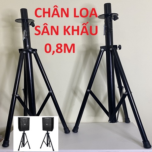 CHÂN LOA SÂN KHẤU LOẠI 0,8M CHẤT LIỆU THÉP CHỐNG RỈ SƠN TĨNH ĐIỆN CAO CẤP