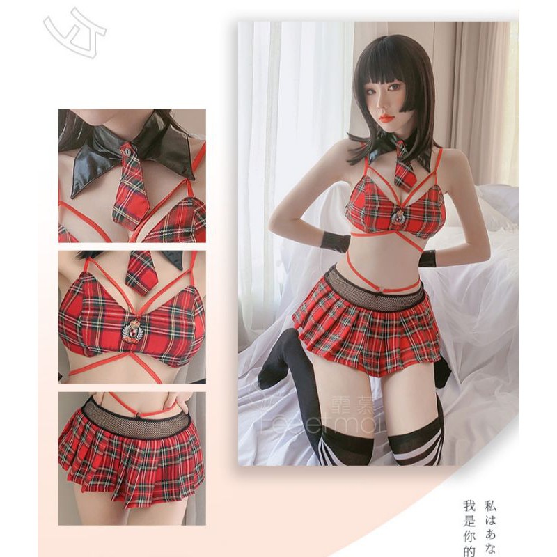 Cosplay nữ sinh Anh Quốc sexy - bộ đồ ngủ hóa trang học sinh gợi cảm mẫu mới 2021 | BigBuy360 - bigbuy360.vn