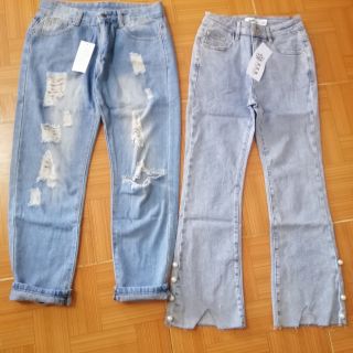 Combo quần jean của khách