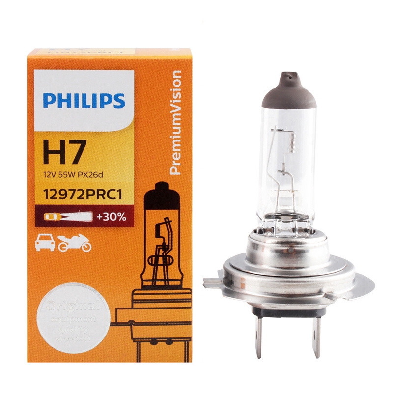 Philips H1 H3 H4 H7 Car Fog Lights Halogen 24V 100W Bóng đèn Pha Đèn 13750RA 13628RA 24569RA 13975RA