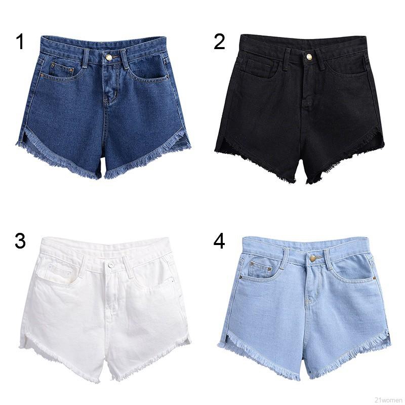 Quần short Jean nữ lưng cao thích hợp cho mùa hè | BigBuy360 - bigbuy360.vn