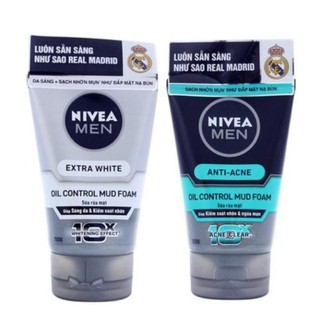 Sữa rửa mặt Nivea For Men bùn khoáng-100ml