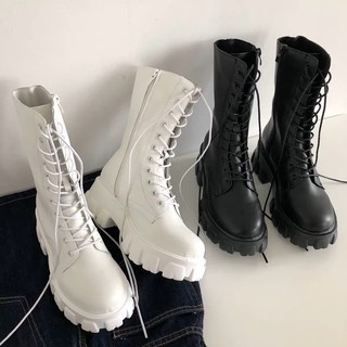 Julian boots- boots cổ cao cá tính- bốt cổ cao đế 5cm