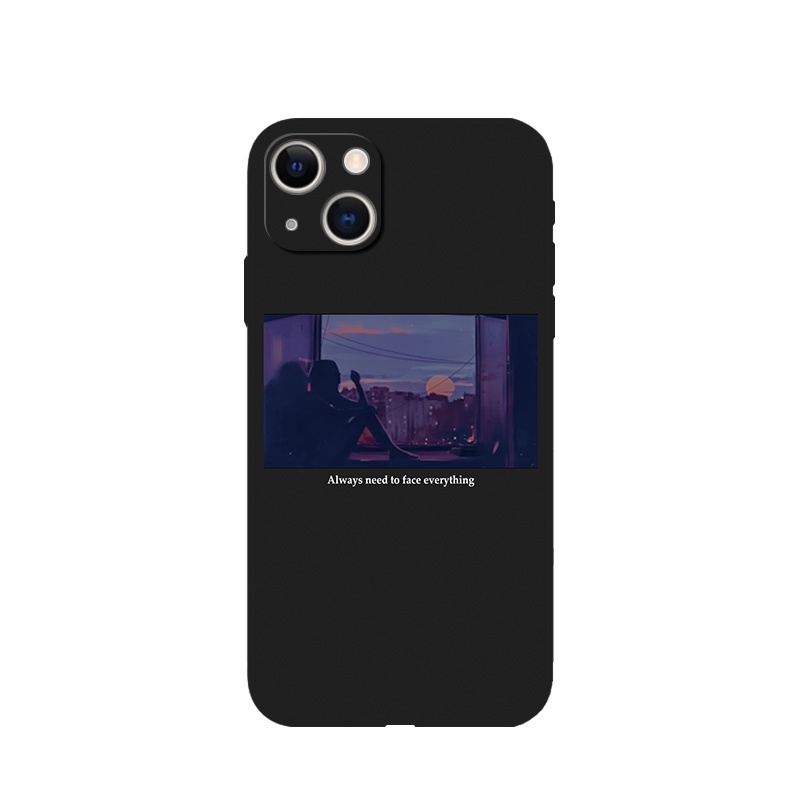 Ốp Điện Thoại Silicon Mềm Họa Tiết Cô Gái Retro Cho iPhone 14 15 Pro Max 12 mini 11 13 Pro Max Xr SE2 6s 7 8 Plus X XS Max SE2