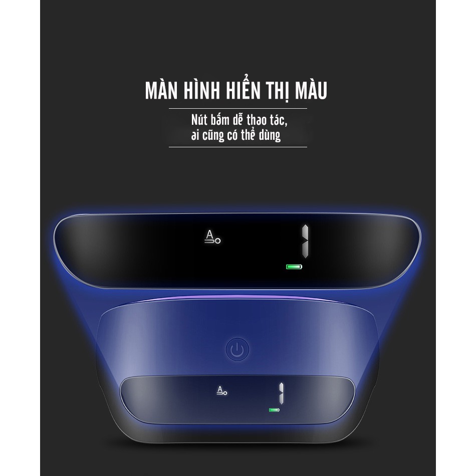 Máy massage cổ vai gáy thông minh KSKIN KD812. Massage nóng giúp máu lưu thông, 2 miếng đệm điện cực sử dụng toàn thân