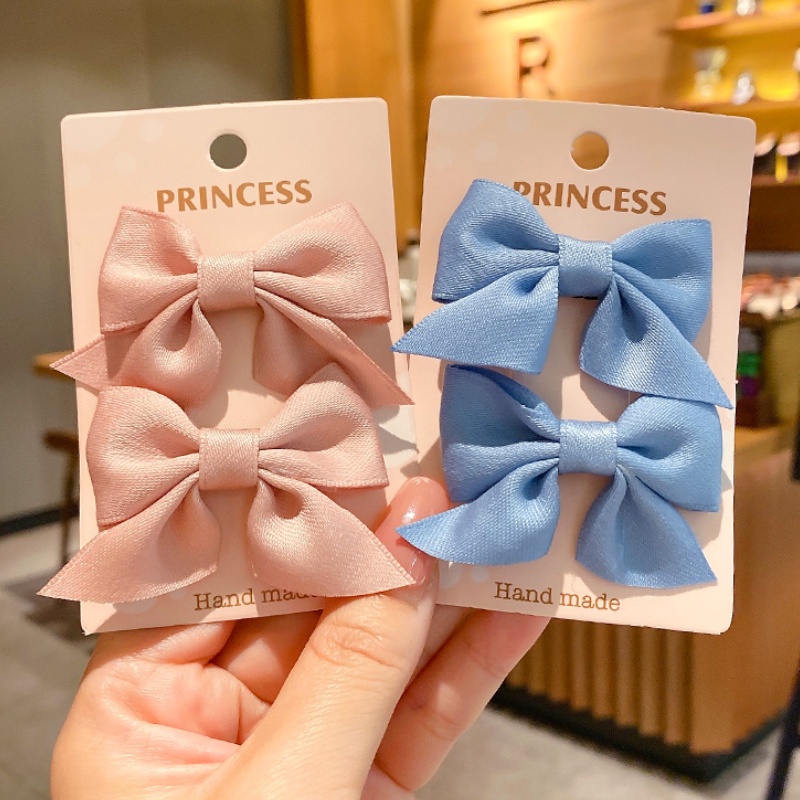 Kẹp Tóc Nơ Nhỏ Dễ Thương Phong Cách Hàn Quốc Dành Cho Bé Gái