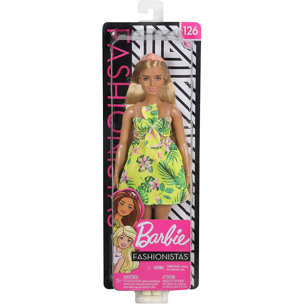 Đồ chơi BARBIE MATTEL - Búp bê thời trang Fashionista BARBIE-Hoa cỏ mùa xuân - Mã SP FXL59/FBR37