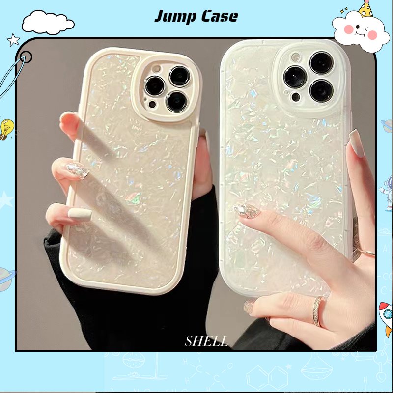 Phù Hợp Ốp Điện Thoại TPU Mềm Hình Oval Lấp Lánh Cho iPhone 13 13pro 13prm 11 7Plus 8Plus Xr XS 13 12 Pro Max