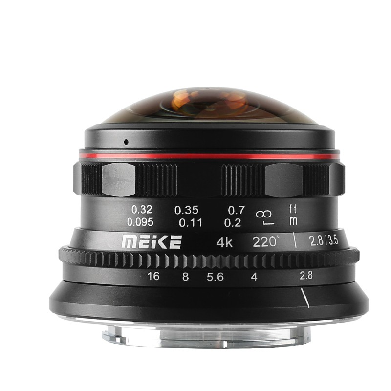 Ống kính Meike 3.5mm F2.8 cho Micro Four Thirds