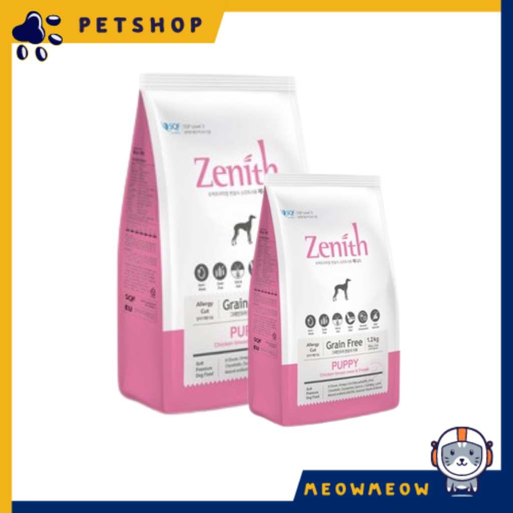 Thức ăn cho chó hạt mềm Zenith | Túi 3KG | Hạt mềm Zenith dành cho chó.