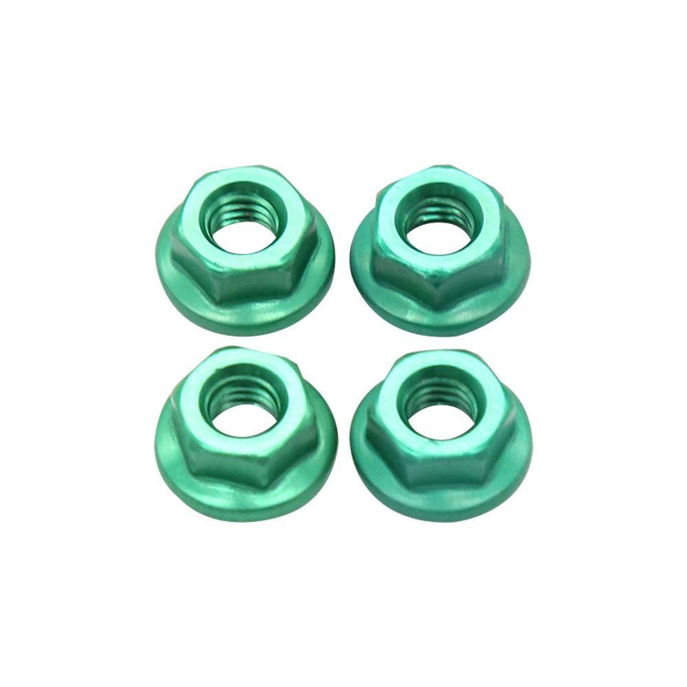 Set 1 8 Đai Ốc Khóa M4 Cho Mô Hình Xe Điều Khiển Từ Xa Tỉ Lệ 1 / 10 Chất Lượng Cao