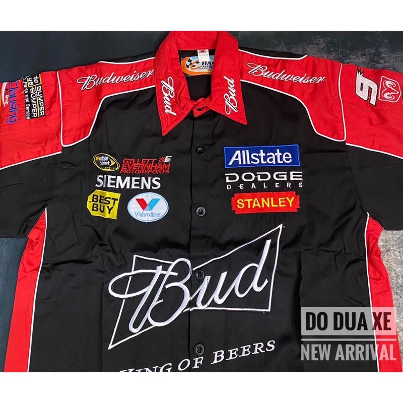 Áo sơ mi đua xe Racing_Budweiser