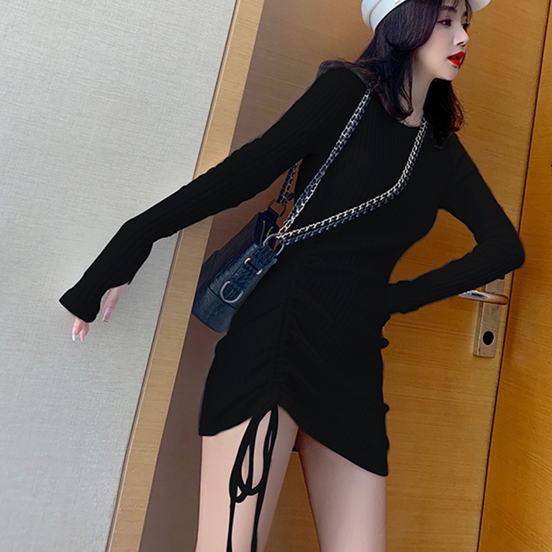 Đầm tay dài phong cách Hàn Quốc | BigBuy360 - bigbuy360.vn