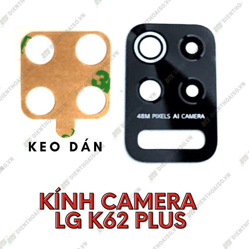 Kính camera lg k42 /k62 plus và keo dán