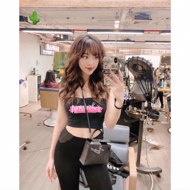 🍀Áo ống in chữ november rất cute | BigBuy360 - bigbuy360.vn