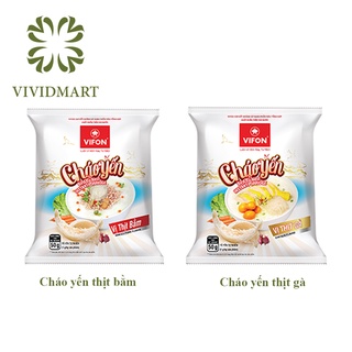   CHÁO YẾN VIFON 2 VỊ: THỊT BẰM VÀ THỊT GÀ – GÓI 50g