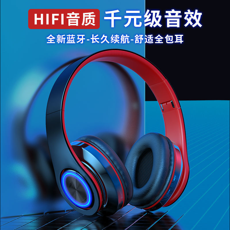 Tai Nghe Chụp Tai Bluetooth Có Đèn Phát Sáng Cho Điện Thoại Huawei Oppoandroid | BigBuy360 - bigbuy360.vn