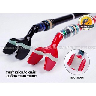 Gác cần vòng ngọc cao cấp 1m - 1m9 - ( Đỏ - Đen ) Chuyên Câu Đơn - Câu Đài