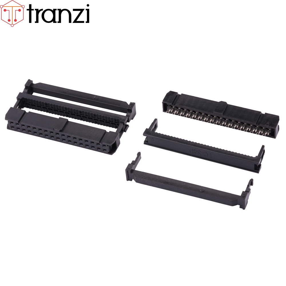 Đầu dập cáp 2.54mm IDE IDC 2x17P FC đen - túi 5 cái